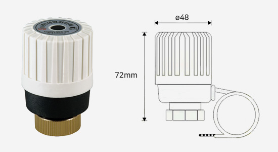 지름 : ø48, 높이 : 72mm