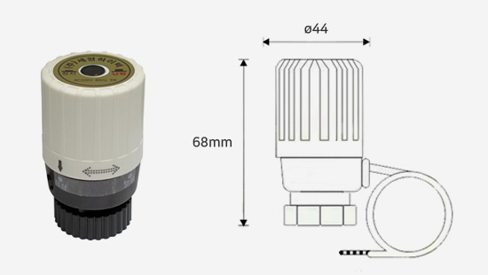 지름 : ø48, 높이 : 72mm